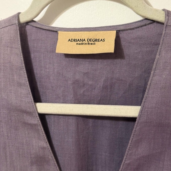 Adriana Degreas Solid Purple Playsuit - Picture 2 of 5